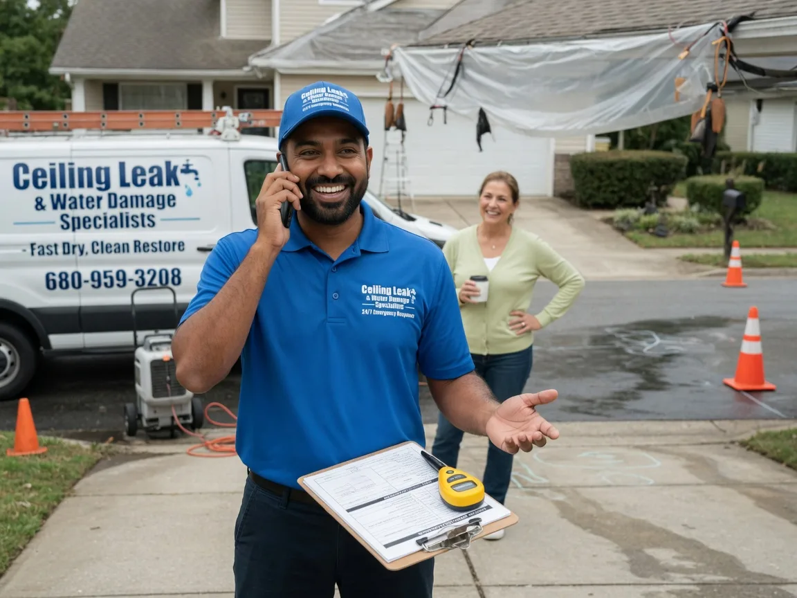 Ceiling Leak Cleanup Brownsville, IN FAQs